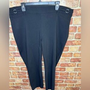 Maurices stretch pull on dressy ankle length stretch pant size 22